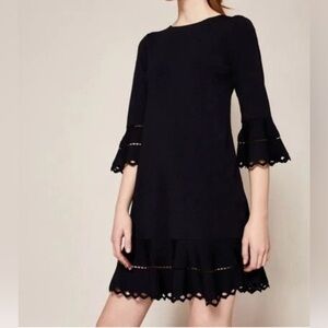 Ted Baker London Yazmin Black Cutout
Dress, Size 5”